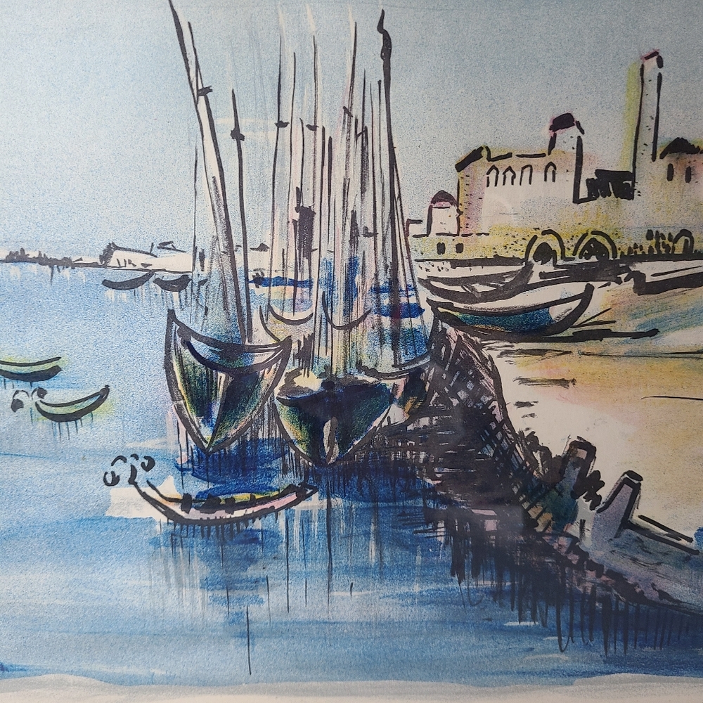 Joseph Kossonogi "Jaffa II" Signed Numbered Lithograph Print - Picture 3 of 11